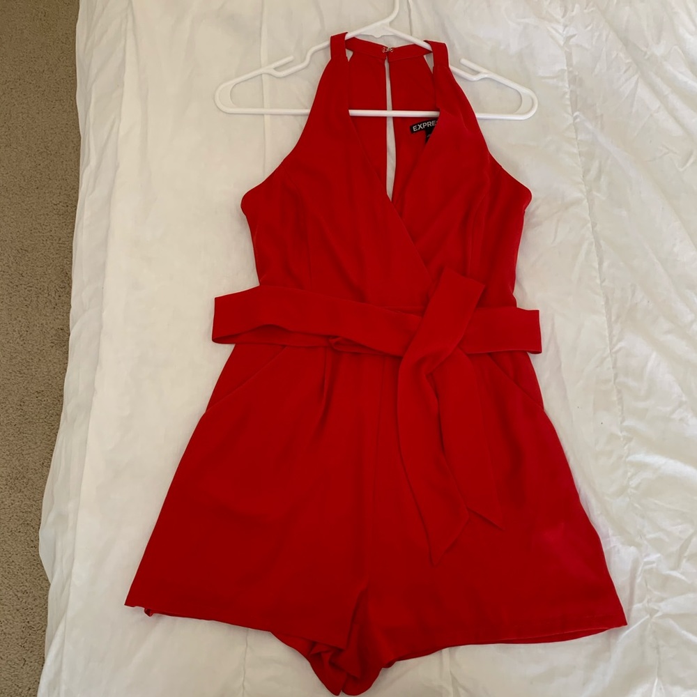 EXPRESS Red Romper